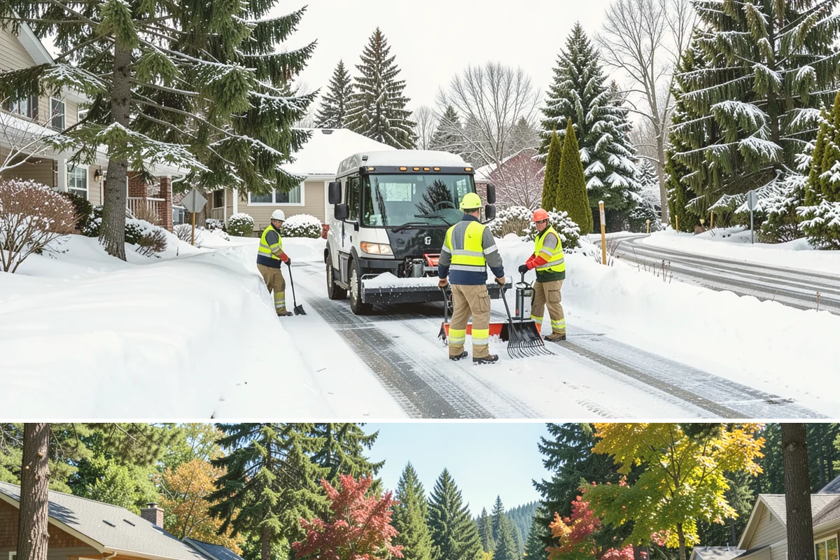 Rooftop Parking Snow Removal in Orting, Pierce County, WA - Coordinate rooftop-deck coverage ahead of midwinter storms when heavy wet snow adds the most load, typically December through...