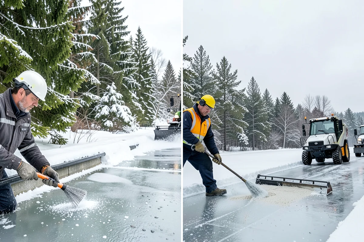 Rooftop Parking Snow Removal in Pacific, King County, WA - Confirm the deck load rating and designated snow-relief points
