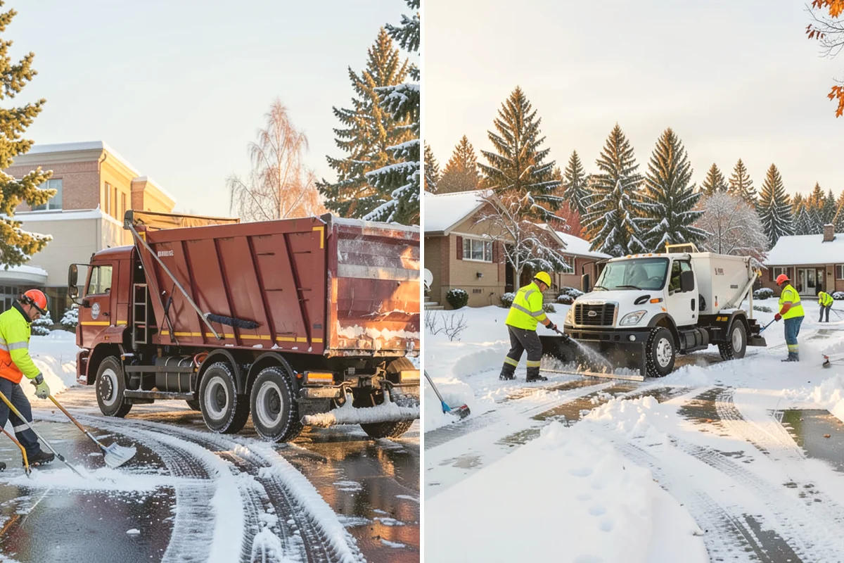 Rooftop Parking Snow Removal in Sammamish, King County, WA - Confirm the deck load rating and designated snow-relief points