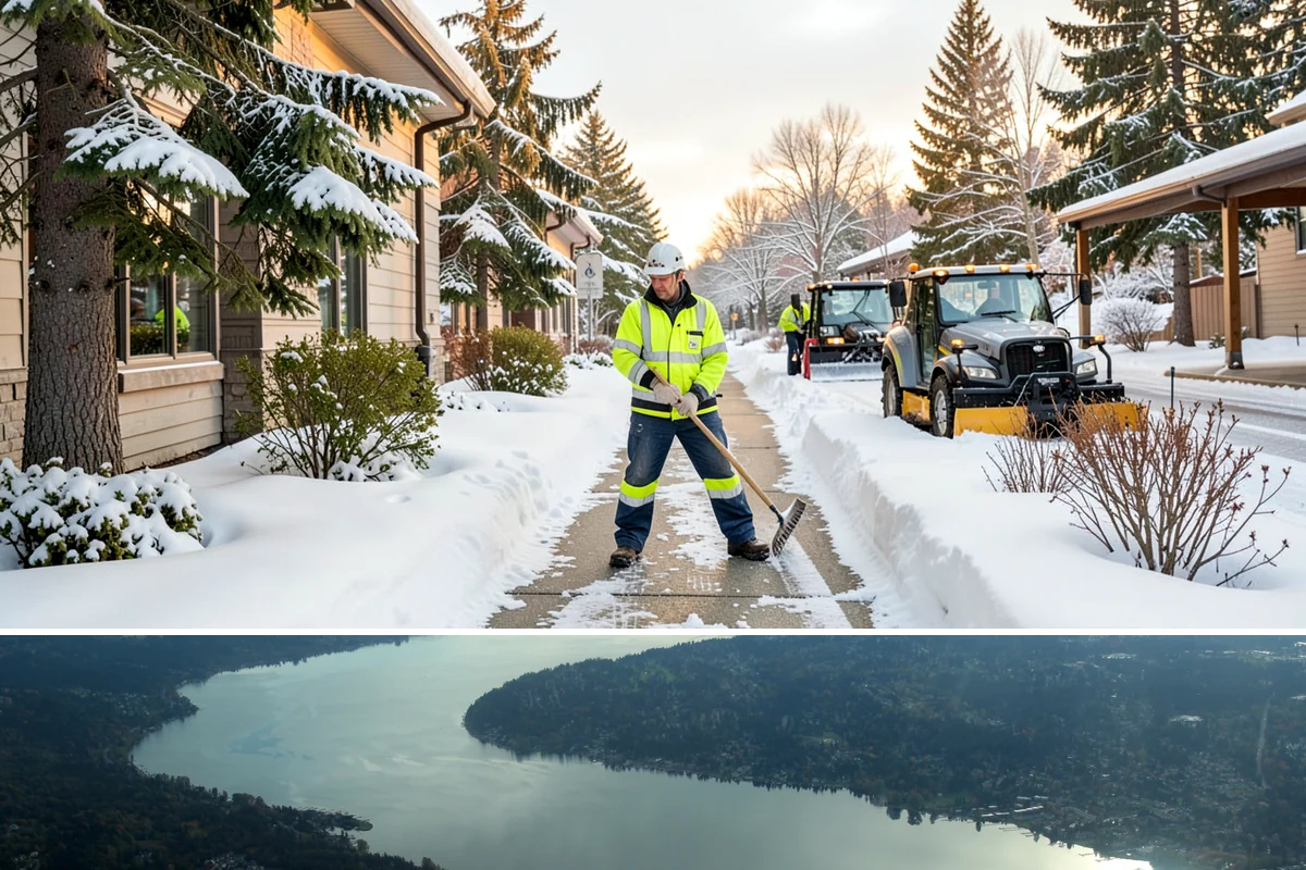 Rooftop Parking Snow Removal in Sammamish, King County, WA - Coordinate rooftop-deck coverage ahead of midwinter storms when heavy wet snow adds the most load, typically December through...
