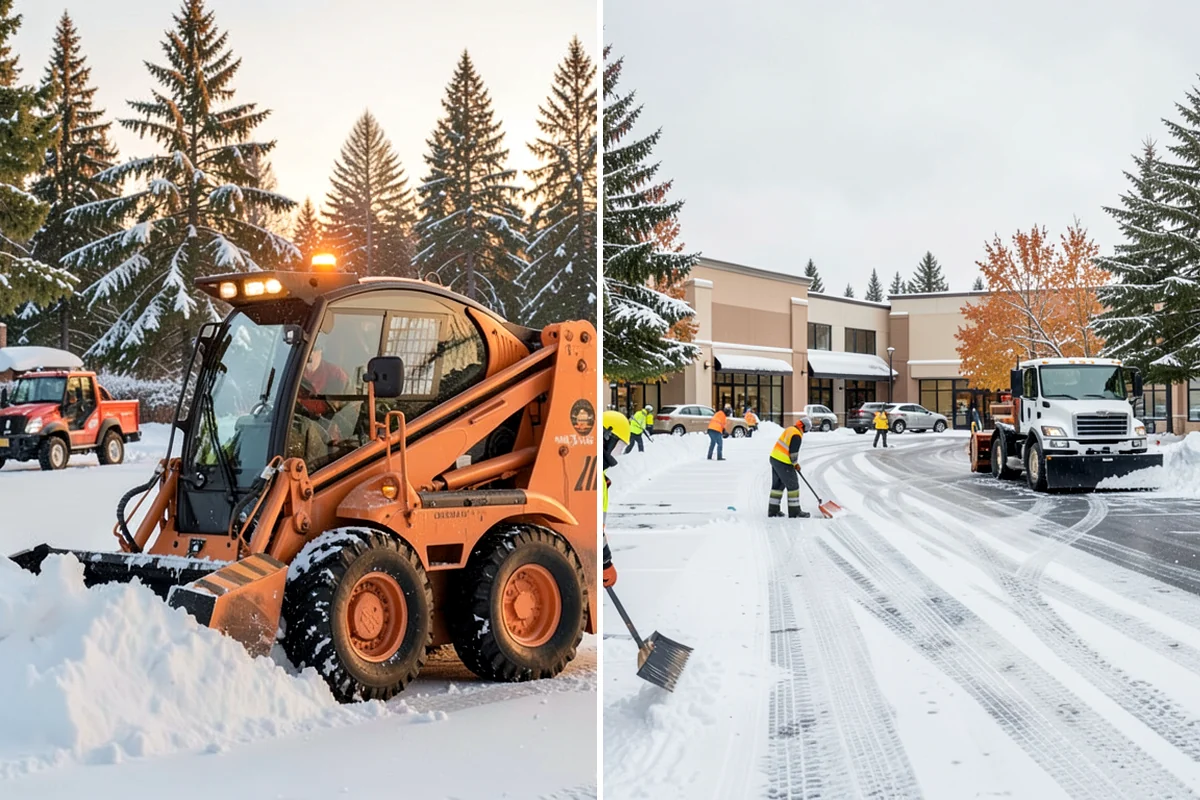 Rooftop Parking Snow Removal in SeaTac, King County, WA - Confirm the deck load rating and designated snow-relief points