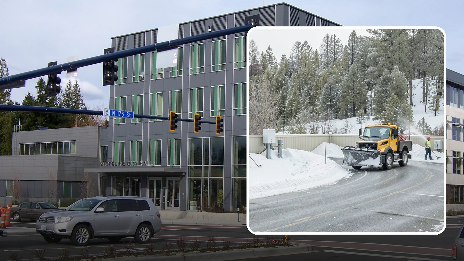 Rooftop Parking Snow Removal in Shoreline, King County, WA - Specialized snow clearing on rooftop and elevated parking decks where structural load and drainage both matter.