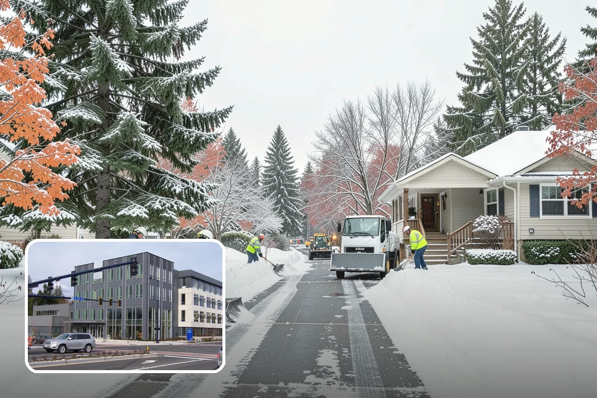 Rooftop Parking Snow Removal in Shoreline, King County, WA - Manages snow weight within the deck's structural load limits
