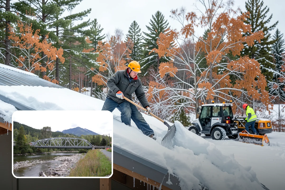Rooftop Parking Snow Removal in Skykomish, King County, WA - Manages snow weight within the deck's structural load limits