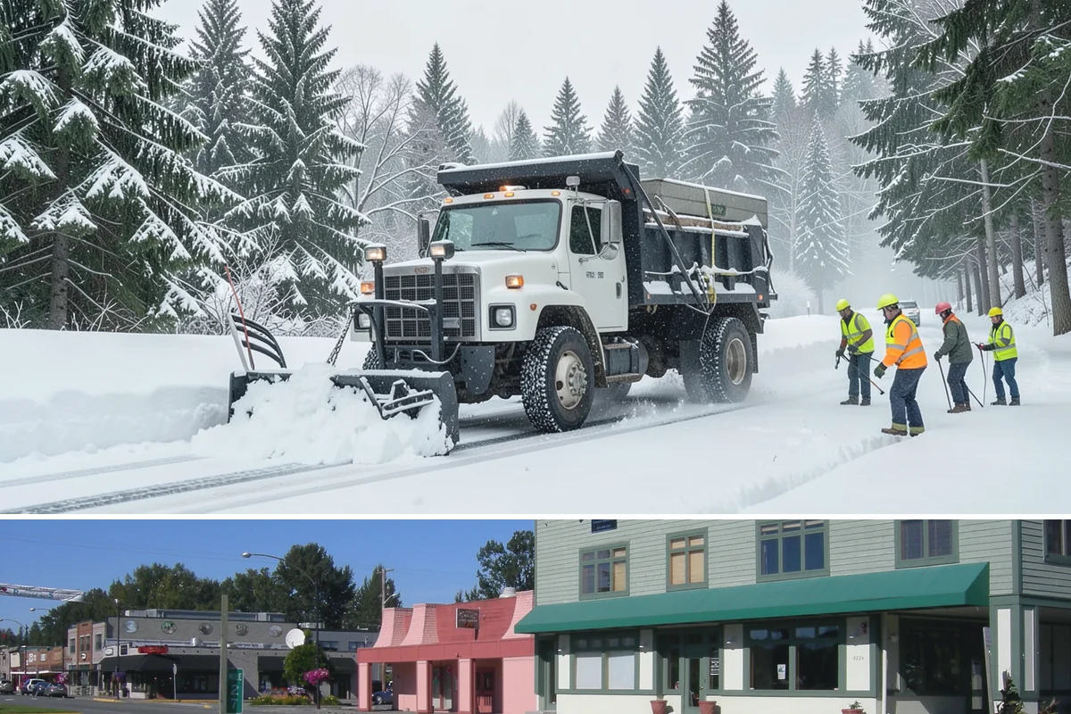 Rooftop Parking Snow Removal in Snoqualmie, King County, WA - Coordinate rooftop-deck coverage ahead of midwinter storms when heavy wet snow adds the most load, typically December through...