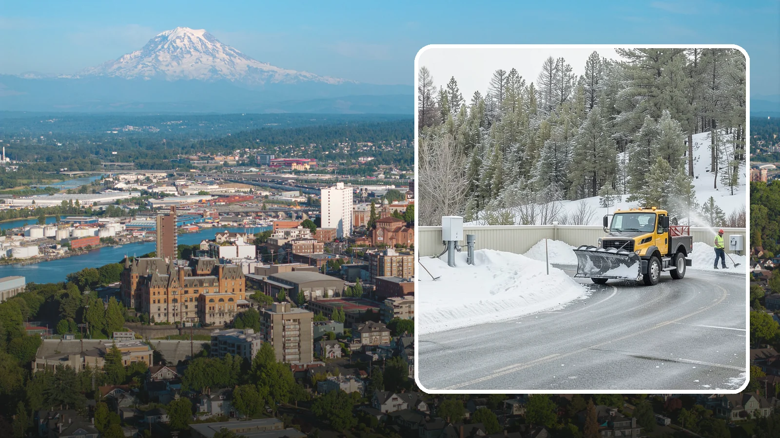 Rooftop Parking Snow Removal in Tacoma, Pierce County, WA - Specialized snow clearing on rooftop and elevated parking decks where structural load and drainage both matter.