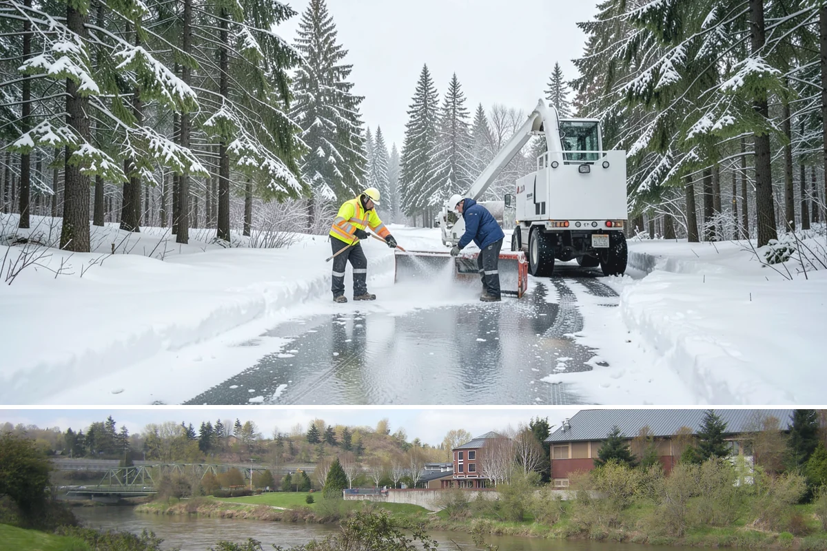 Rooftop Parking Snow Removal in Tukwila, King County, WA - Coordinate rooftop-deck coverage ahead of midwinter storms when heavy wet snow adds the most load, typically December through...