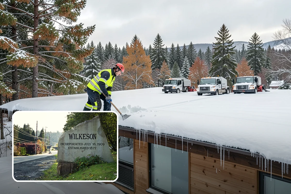 Rooftop Parking Snow Removal in Wilkeson, Pierce County, WA - Manages snow weight within the deck's structural load limits