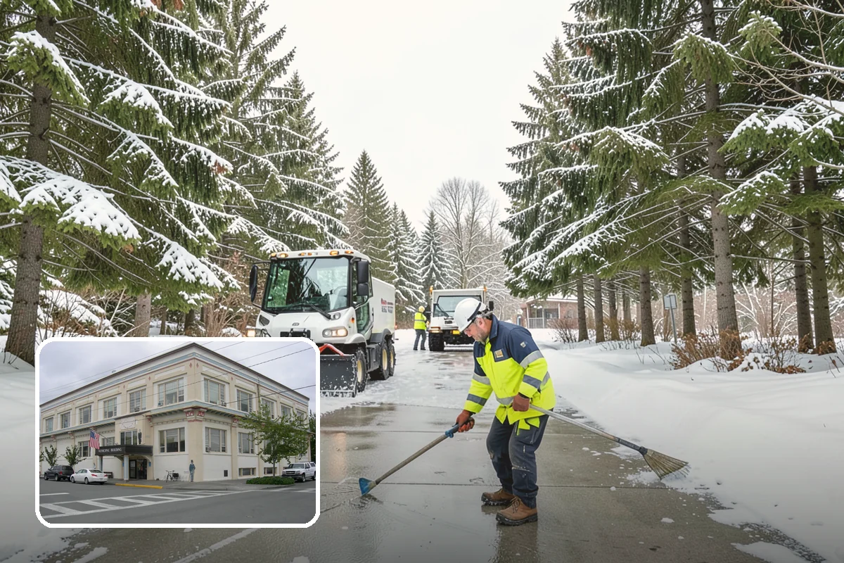 Rural Property Snow Removal in Anacortes, Skagit County, WA - Clears long private lanes municipal plows won't touch