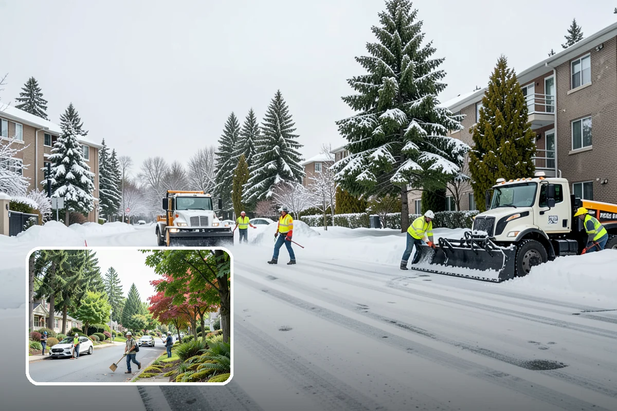 Rural Property Snow Removal in Beaux Arts Village, King County, WA - Clears long private lanes municipal plows won't touch
