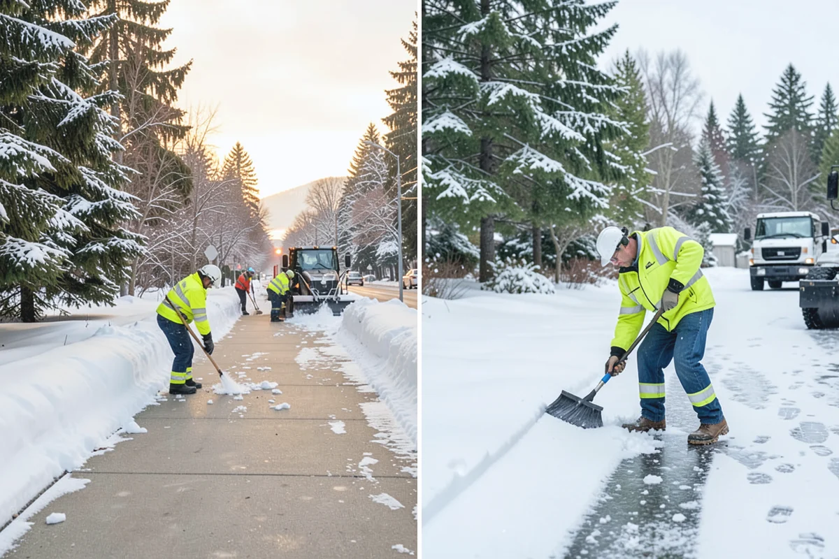 Rural Property Snow Removal in Beaux Arts Village, King County, WA - We map the lane, turnarounds, and every access point