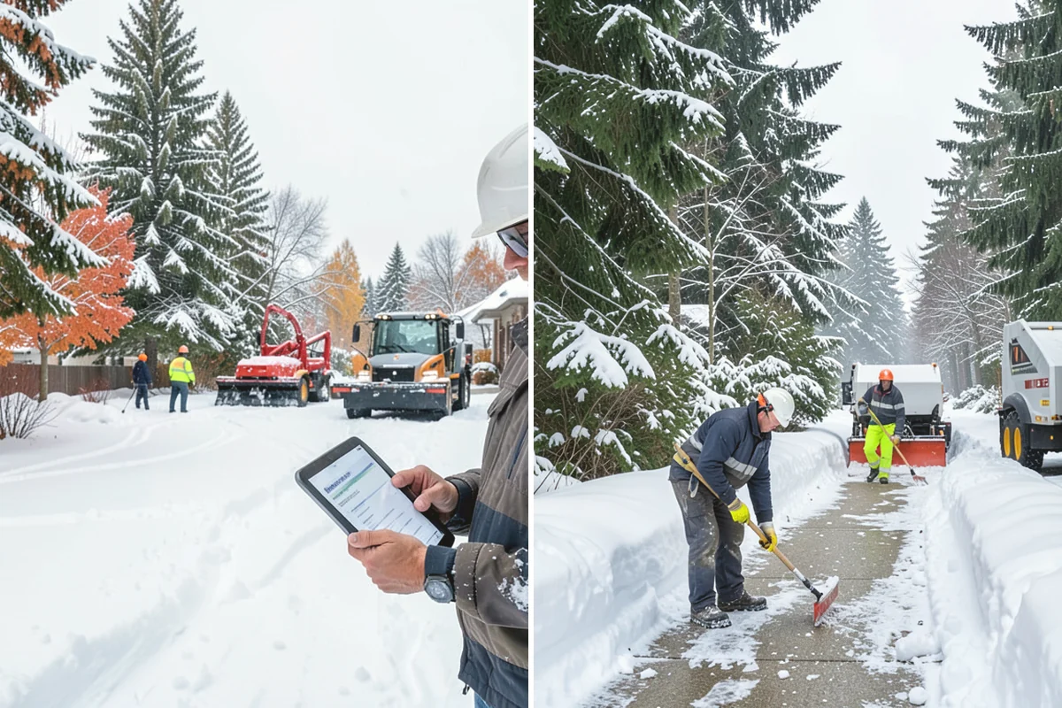 Rural Property Snow Removal in Burlington, Skagit County, WA - We map the lane, turnarounds, and every access point