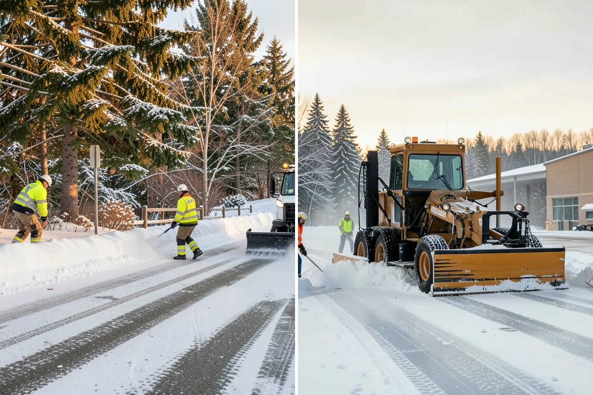 Rural Property Snow Removal in Clyde Hill, King County, WA - We map the lane, turnarounds, and every access point