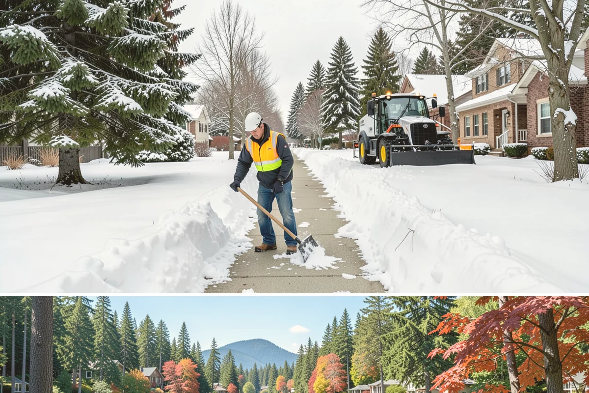 Rural Property Snow Removal in Covington, King County, WA - Foothill and valley parcels need service whenever elevation-driven snow accumulates, often when the lowlands see only rain.