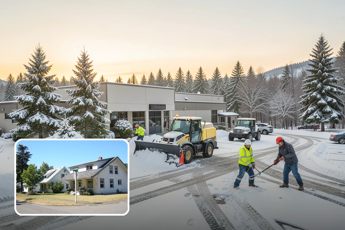Rural Property Snow Removal in DuPont, Pierce County, WA - Clears long private lanes municipal plows won't touch