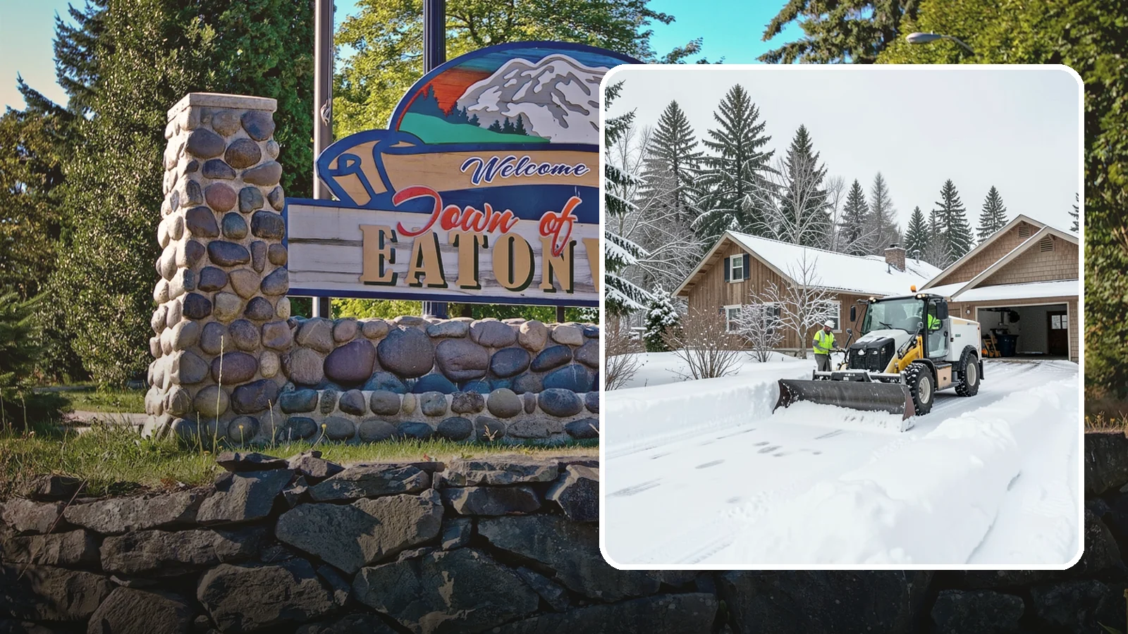 Rural Property Snow Removal in Eatonville, Pierce County, WA - We clear long lanes, outbuilding access, and gates on rural Western Washington parcels the lowland plows never reach.