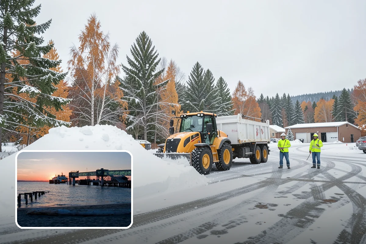 Rural Property Snow Removal in Edmonds, Snohomish County, WA - Clears long private lanes municipal plows won't touch