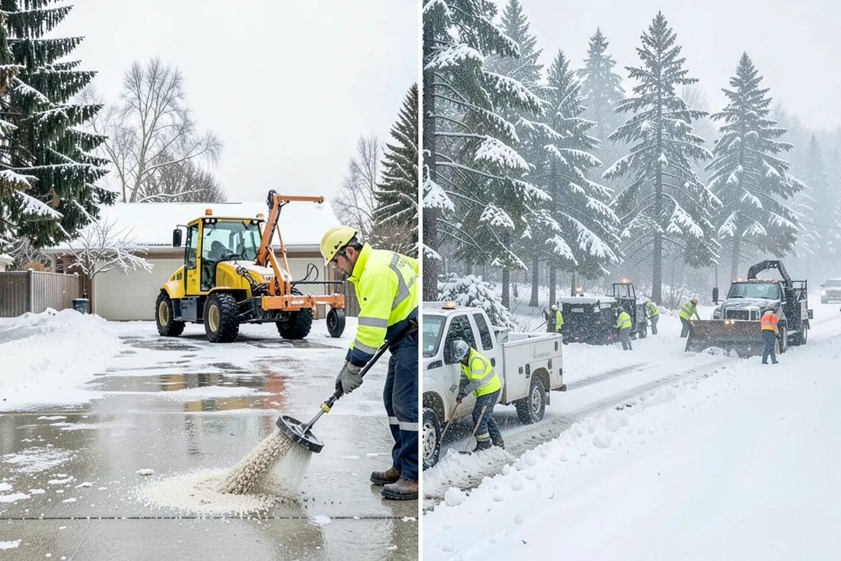 Rural Property Snow Removal in Enumclaw, King County, WA - We map the lane, turnarounds, and every access point