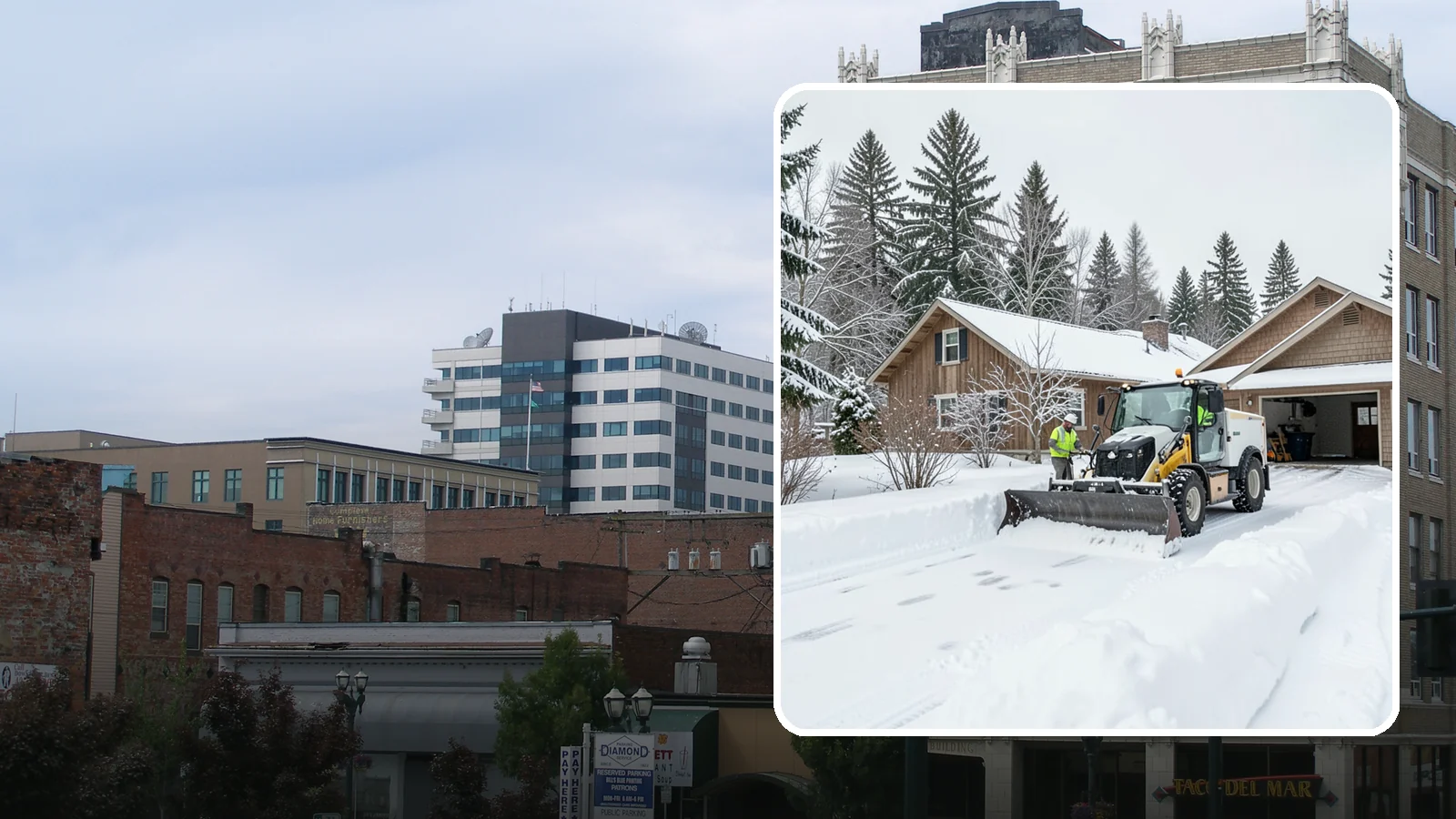 Rural Property Snow Removal in Everett, Snohomish County, WA - We clear long lanes, outbuilding access, and gates on rural Western Washington parcels the lowland plows never reach.