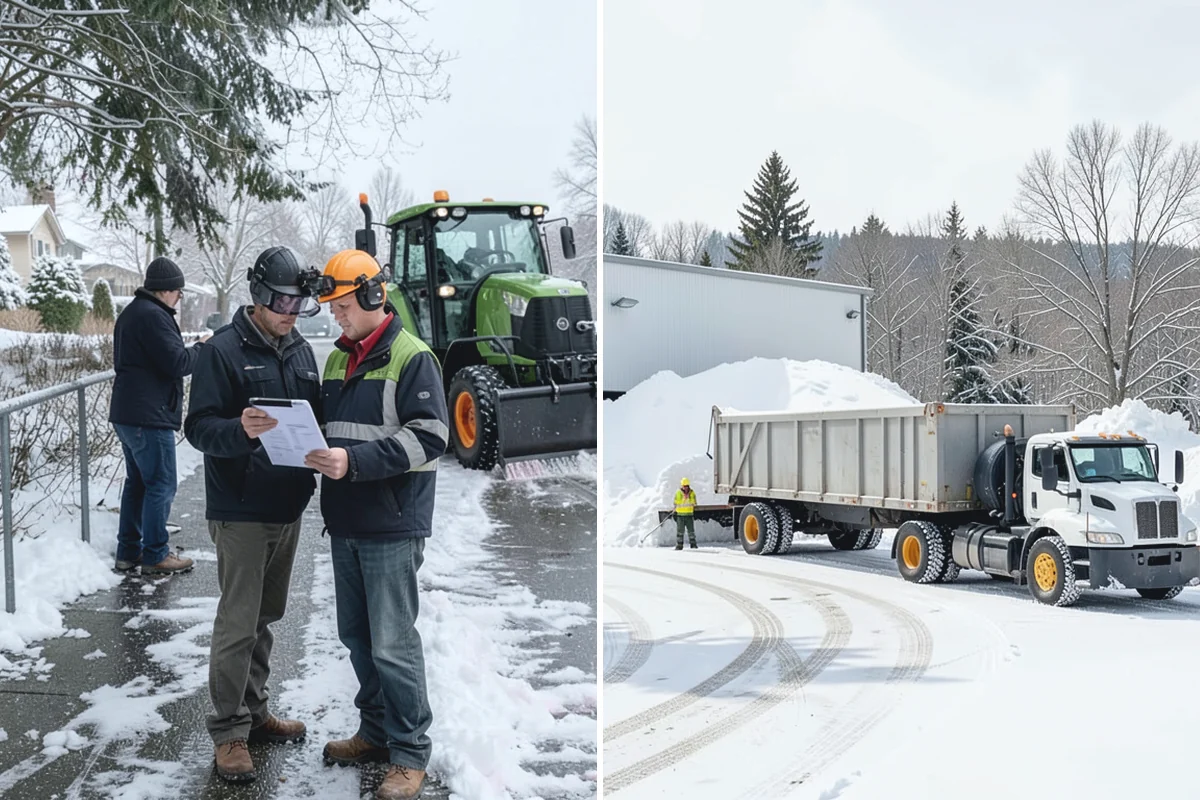 Rural Property Snow Removal in Granite Falls, Snohomish County, WA - We map the lane, turnarounds, and every access point