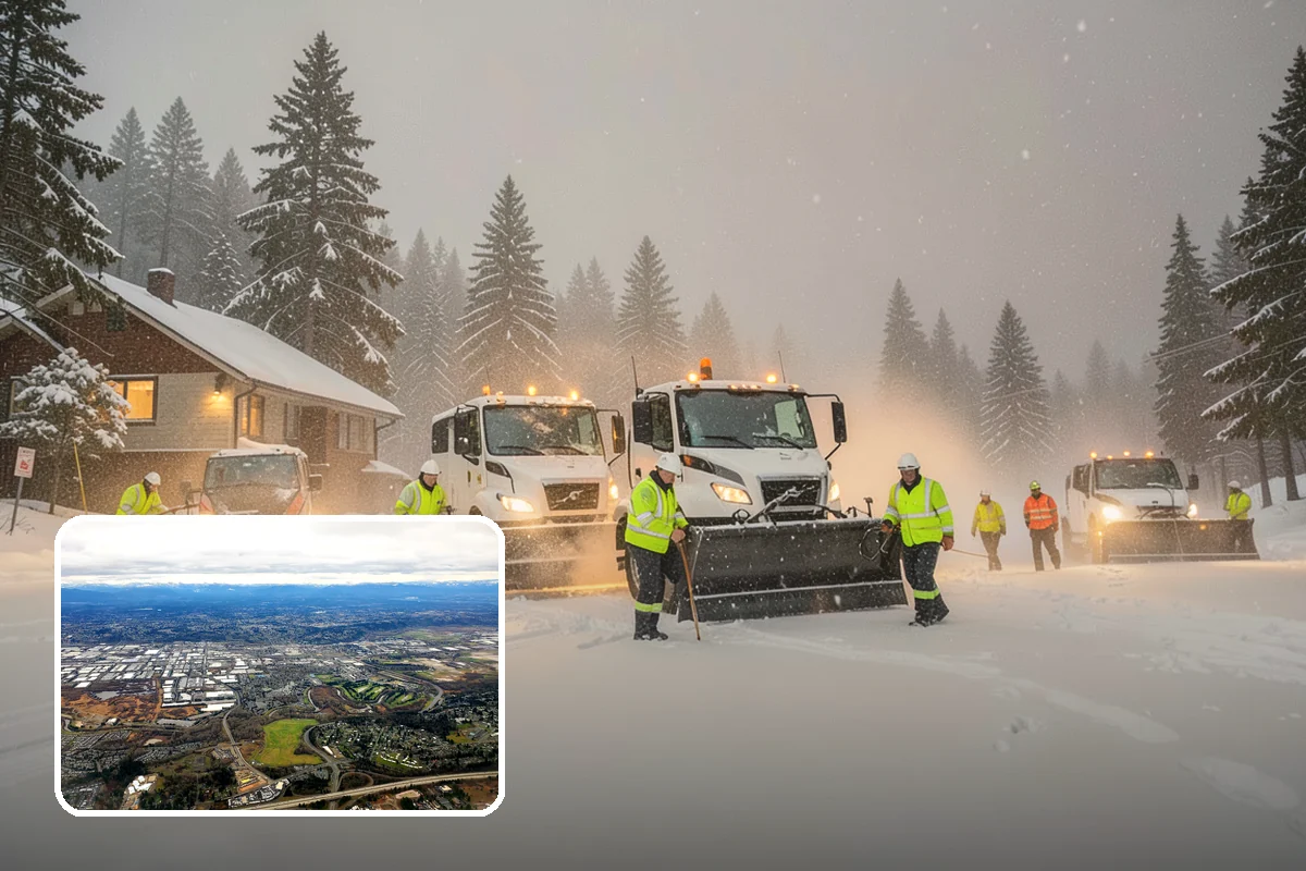 Rural Property Snow Removal in Kent, King County, WA - Clears long private lanes municipal plows won't touch