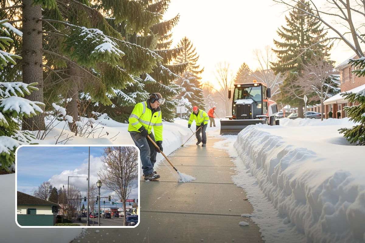 Rural Property Snow Removal in Marysville, Snohomish County, WA - Clears long private lanes municipal plows won't touch