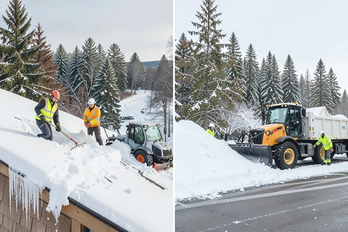 Rural Property Snow Removal in Medina, King County, WA - We map the lane, turnarounds, and every access point