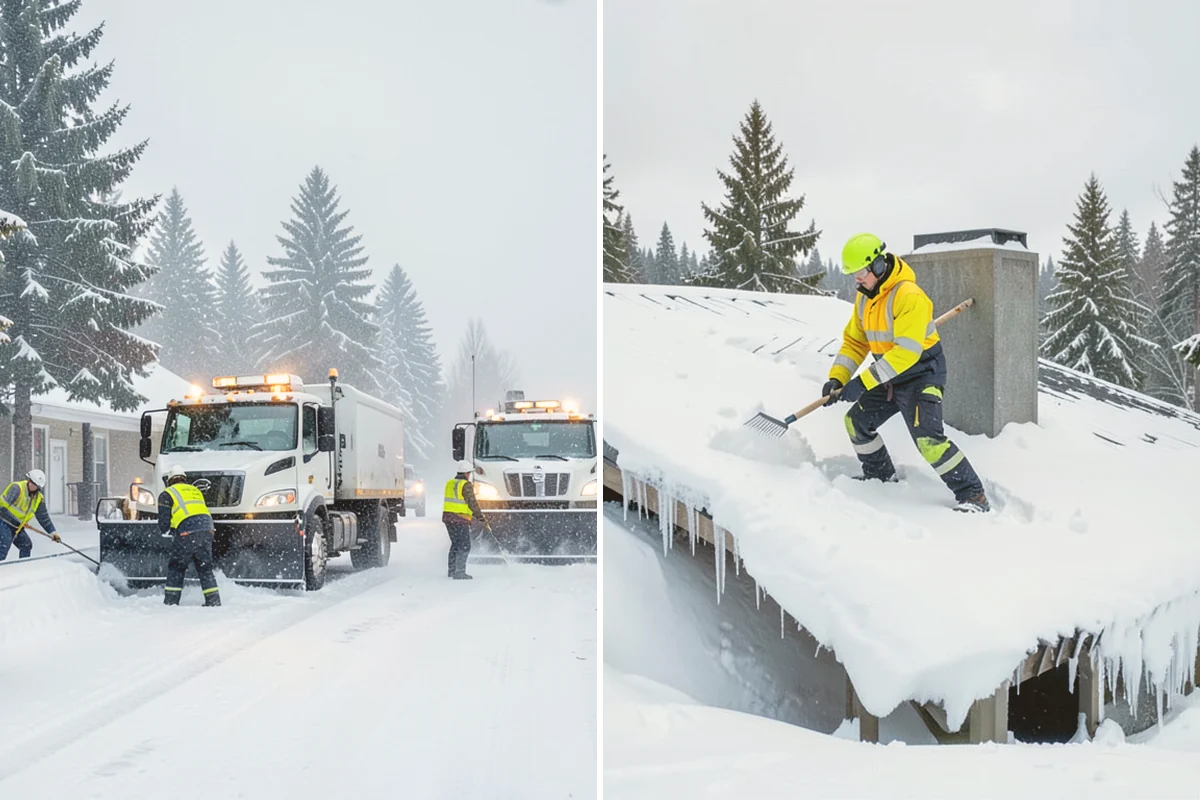 Rural Property Snow Removal in Milton, King County, WA - We map the lane, turnarounds, and every access point