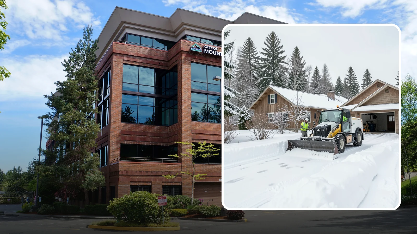 Rural Property Snow Removal in Mountlake Terrace, Snohomish County, WA - We clear long lanes, outbuilding access, and gates on rural Western Washington parcels the lowland plows never reach.