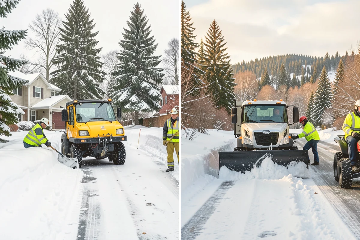 Rural Property Snow Removal in Newcastle, King County, WA - We map the lane, turnarounds, and every access point