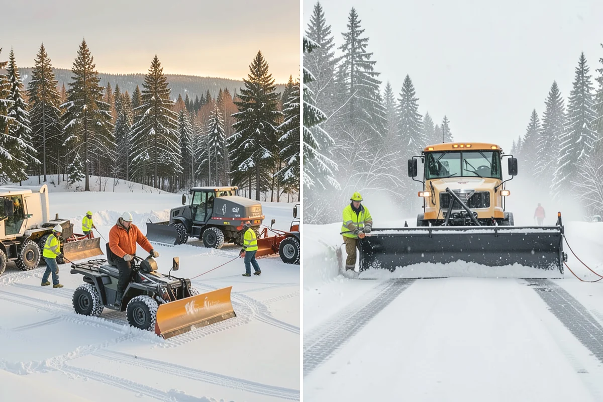 Rural Property Snow Removal in North Bend, King County, WA - We map the lane, turnarounds, and every access point