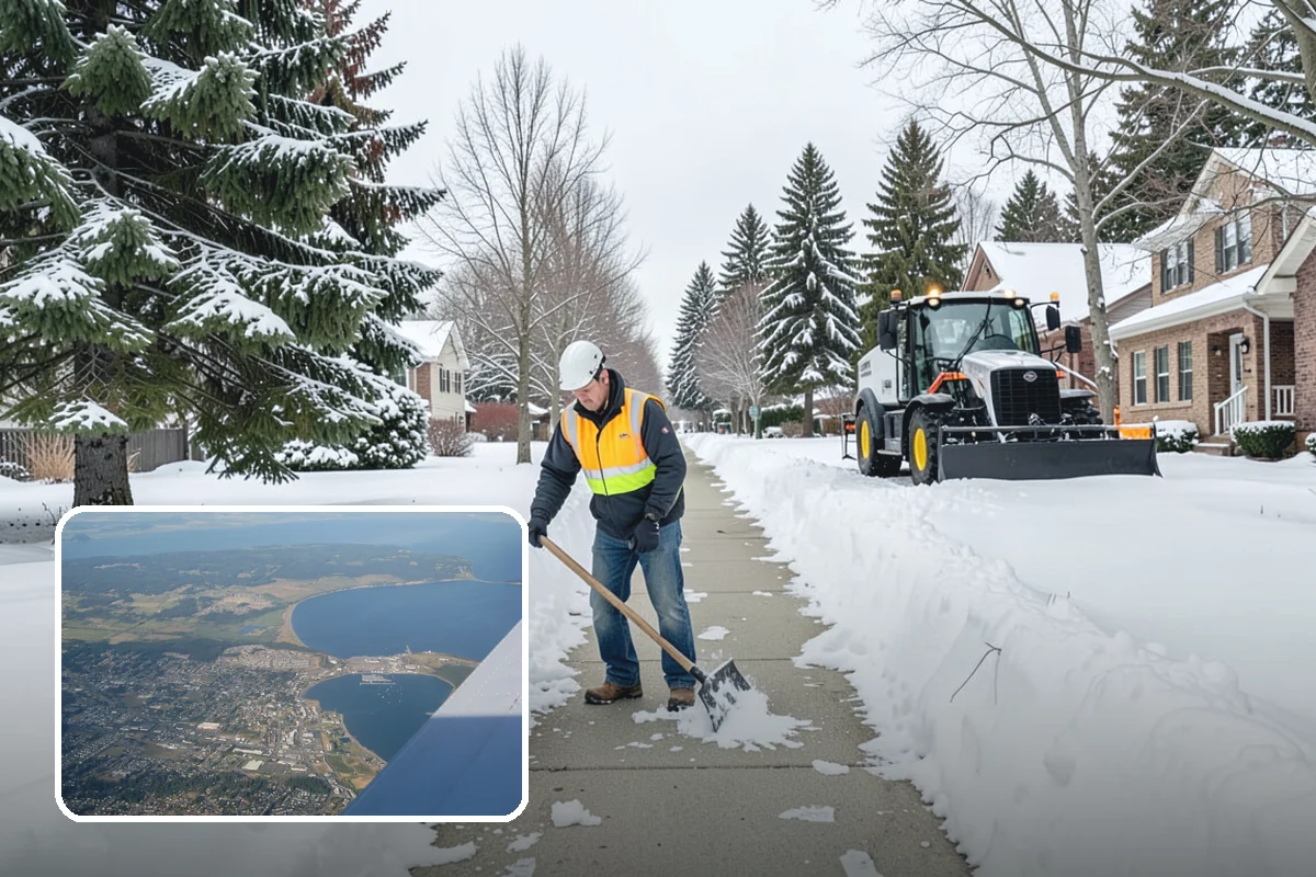 Rural Property Snow Removal in Oak Harbor, Island County, WA - Clears long private lanes municipal plows won't touch
