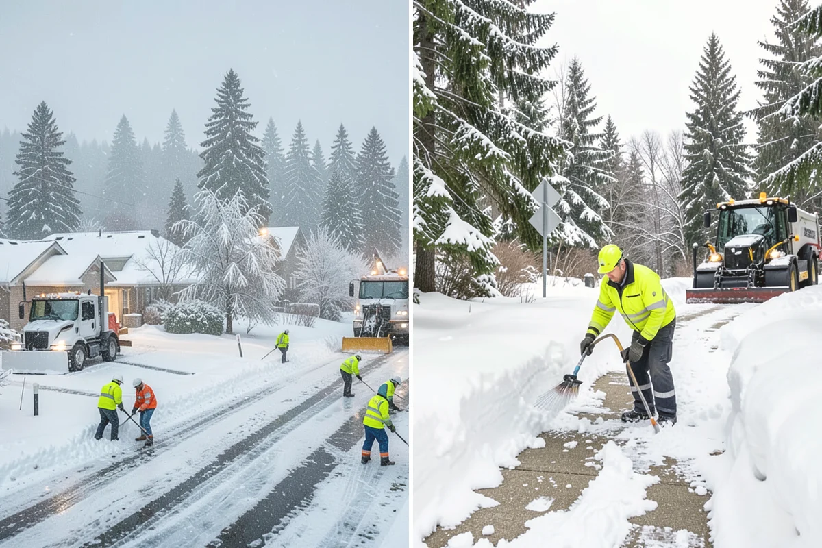 Rural Property Snow Removal in Oak Harbor, Island County, WA - We map the lane, turnarounds, and every access point