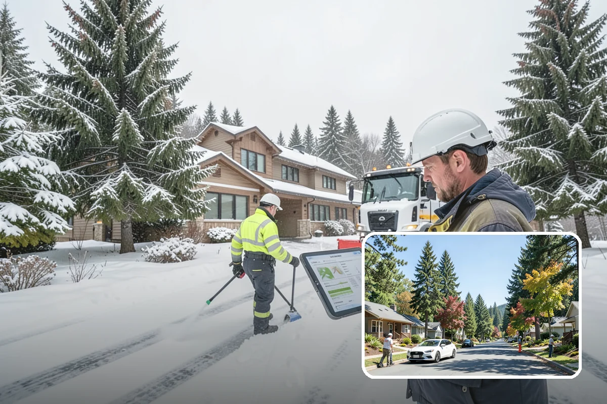 Rural Property Snow Removal in Orting, Pierce County, WA - Clears long private lanes municipal plows won't touch