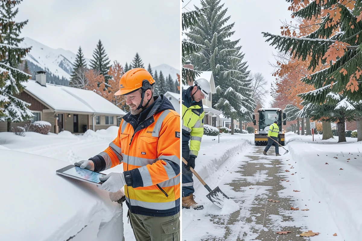 Rural Property Snow Removal in Roy, Pierce County, WA - We map the lane, turnarounds, and every access point