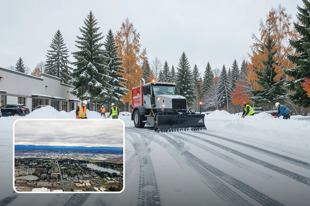 Rural Property Snow Removal in SeaTac, King County, WA - Clears long private lanes municipal plows won't touch