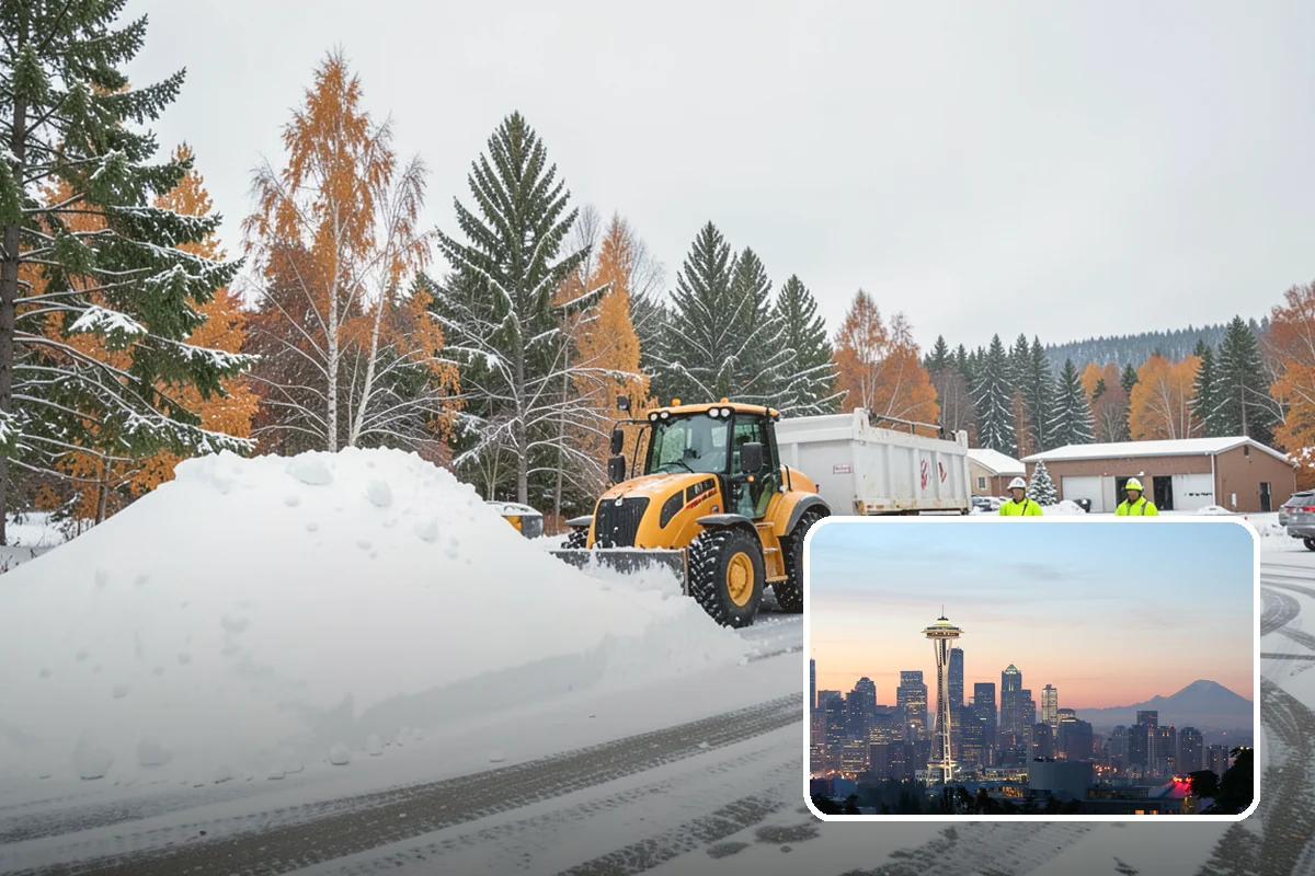 Rural Property Snow Removal in Seattle, King County, WA - Clears long private lanes municipal plows won't touch