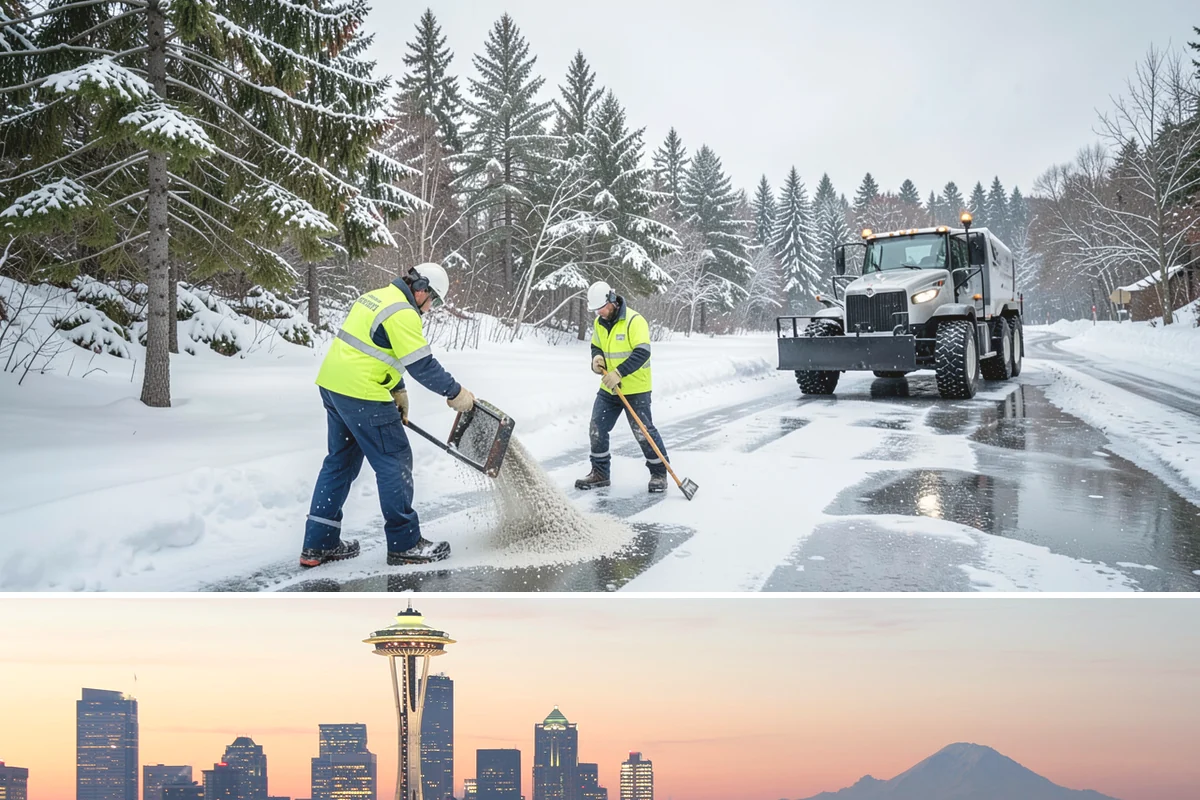 Rural Property Snow Removal in Seattle, King County, WA - Foothill and valley parcels need service whenever elevation-driven snow accumulates, often when the lowlands see only rain.