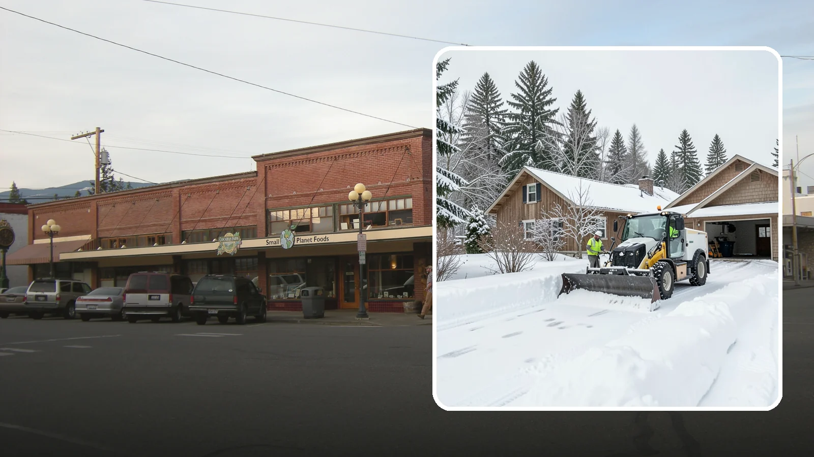 Rural Property Snow Removal in Sedro-Woolley, Skagit County, WA - We clear long lanes, outbuilding access, and gates on rural Western Washington parcels the lowland plows never reach.