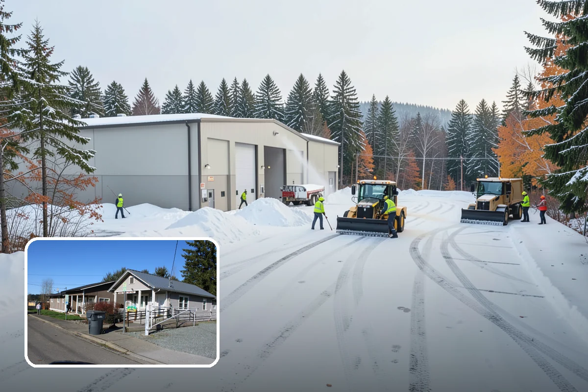 Rural Property Snow Removal in South Prairie, Pierce County, WA - Clears long private lanes municipal plows won't touch