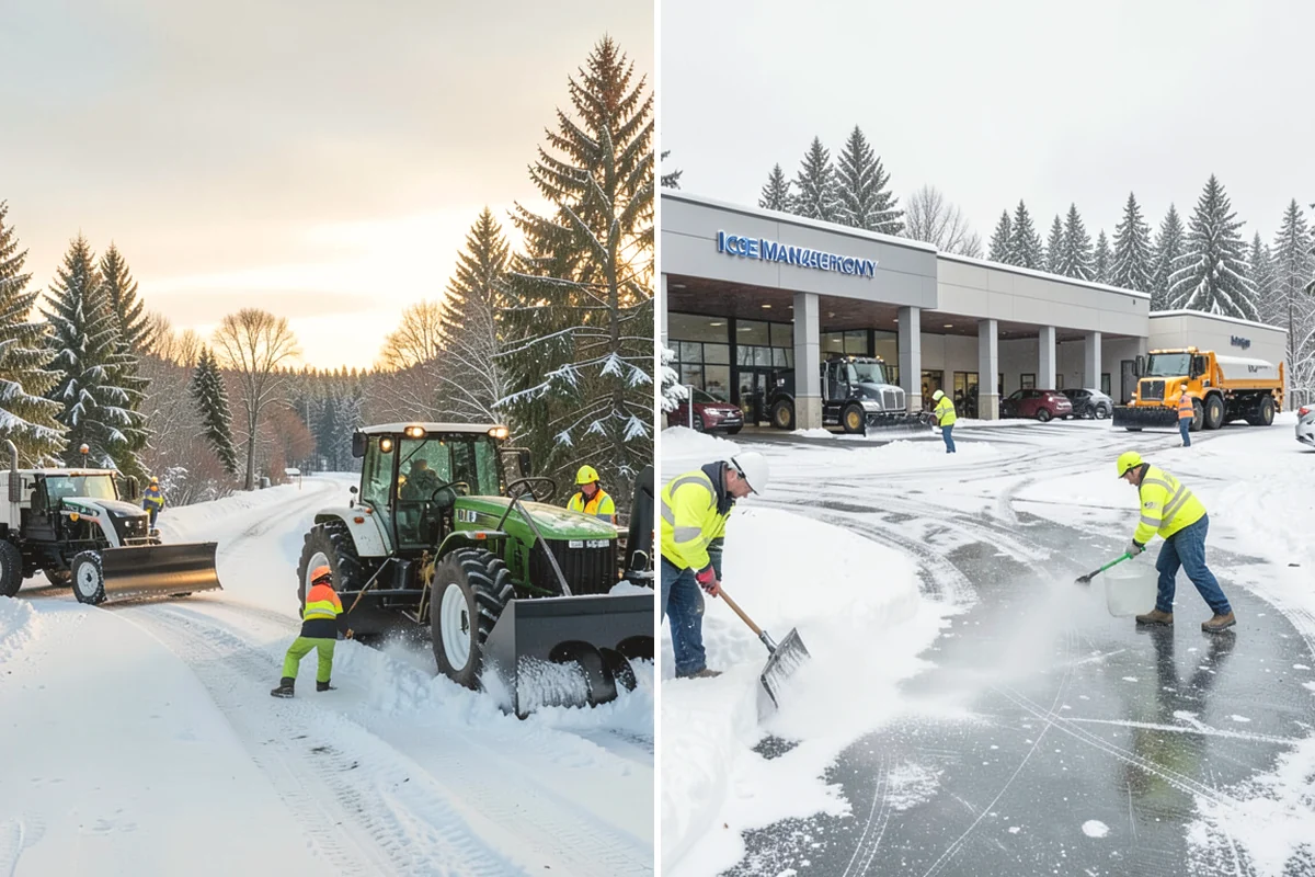Rural Property Snow Removal in Steilacoom, Pierce County, WA - We map the lane, turnarounds, and every access point