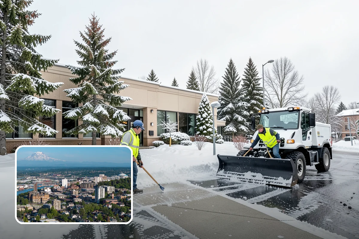 Rural Property Snow Removal in Tacoma, Pierce County, WA - Clears long private lanes municipal plows won't touch