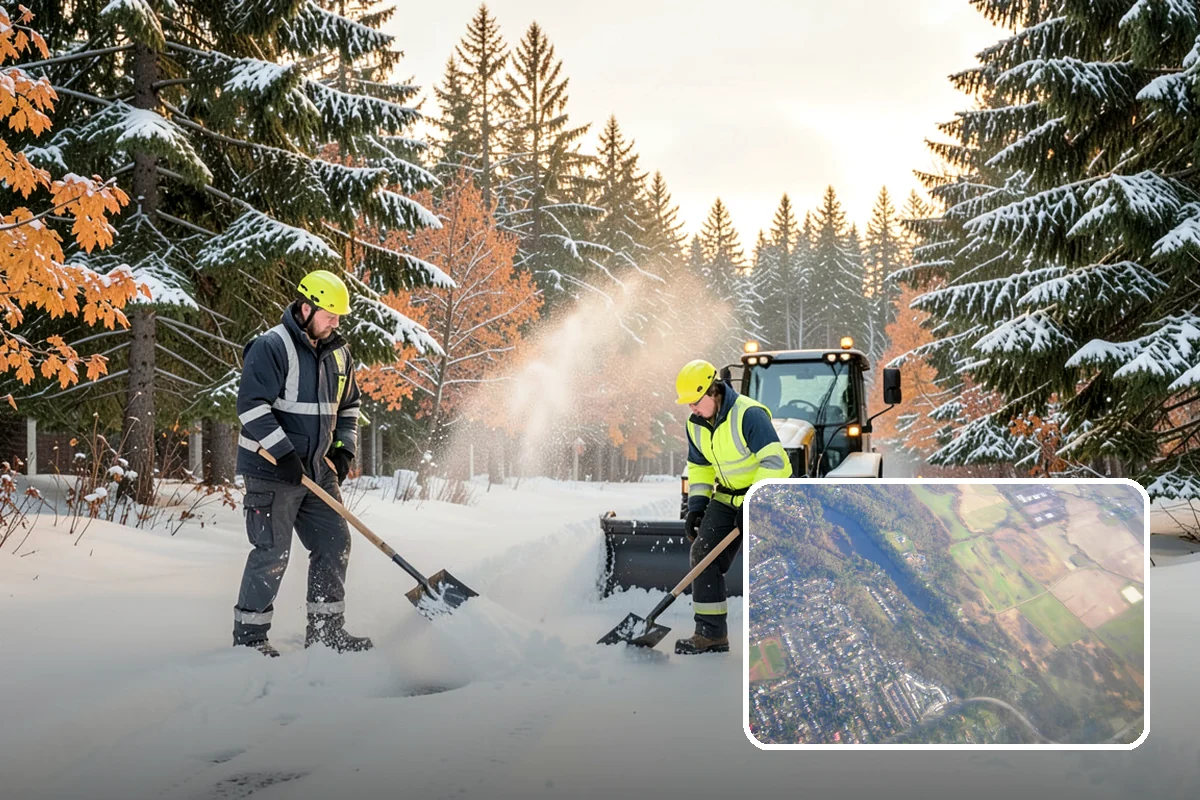 Salt Application in Algona, King County, WA - Melts ice effectively in the mid-20s range typical of PNW freezes