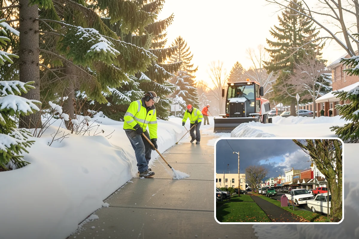 Salt Application in Arlington, Snohomish County, WA - Melts ice effectively in the mid-20s range typical of PNW freezes