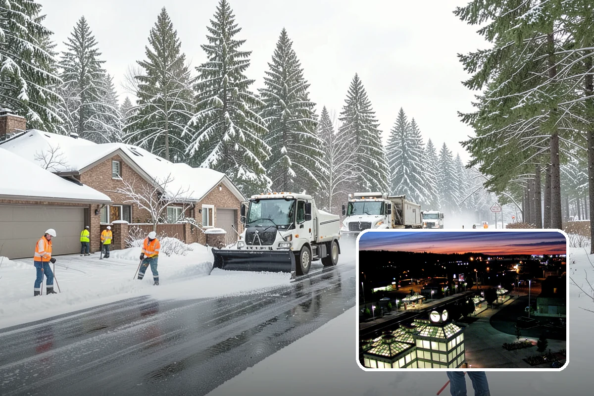 Salt Application in Auburn, King County, WA - Melts ice effectively in the mid-20s range typical of PNW freezes