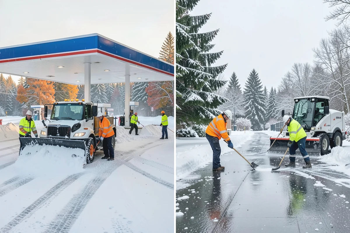 Salt Application in Auburn, King County, WA - Check pavement temperature to confirm salt is the right tool