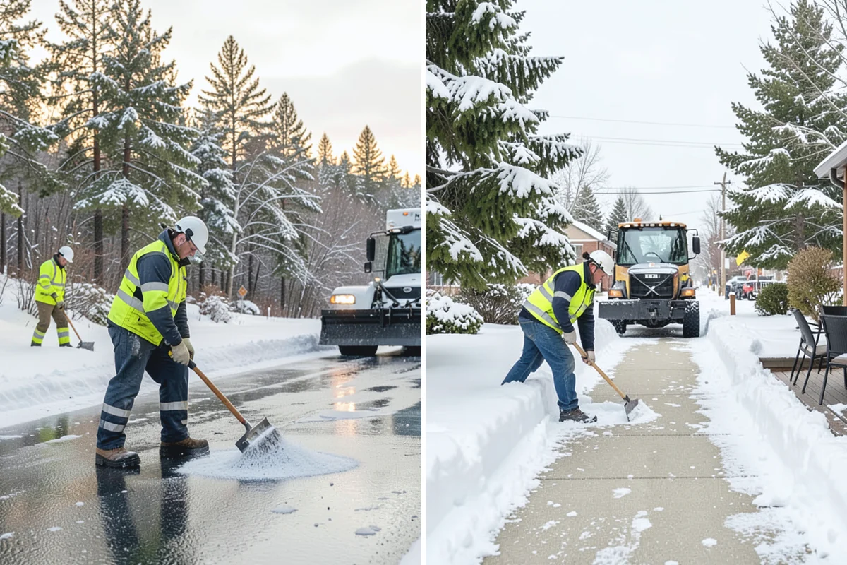 Salt Application in Beaux Arts Village, King County, WA - Check pavement temperature to confirm salt is the right tool