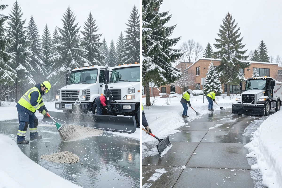 Salt Application in Bonney Lake, Pierce County, WA - Check pavement temperature to confirm salt is the right tool