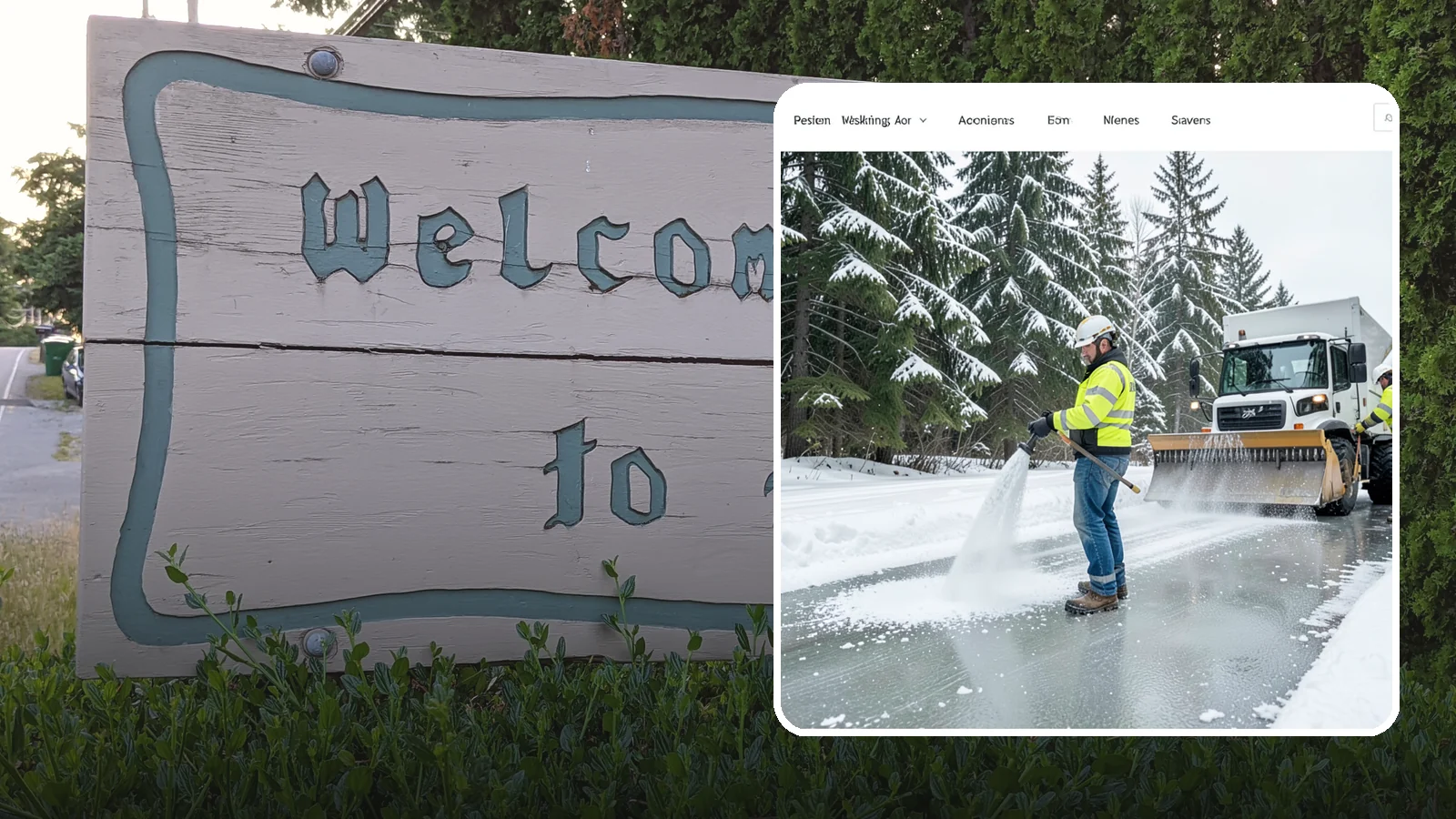 Salt Application in Brier, Snohomish County, WA - Salt application melts existing ice and prevents new formation on the pavement surfaces that keep your Western Washington...