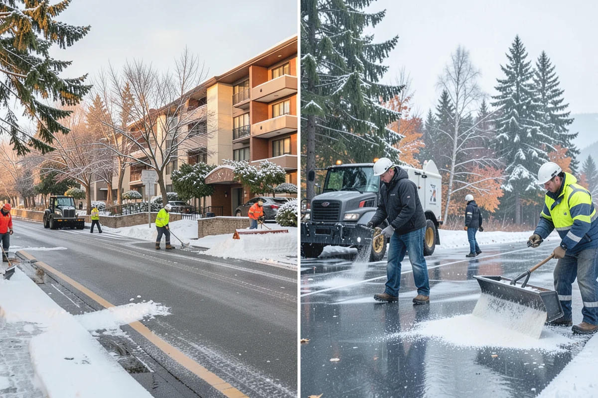 Salt Application in Buckley, Pierce County, WA - Check pavement temperature to confirm salt is the right tool